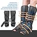 FIT KING Leg Air Massager for Foot and Calf Circulation Massage with Handheld Controller 3 Intensities 2 Modes(with 2 Extensions)