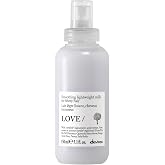 Davines LOVE/Smoother Hair Milk, Taming Leave-On Anti-Frizz Formula for Wavy, Unruly, Coarse Hair - Moisturizes &amp; Smooths Without Leaving Residues or Weighing Down with Olive Extract