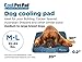 The Green Pet Shop Cooling Pet Mat / Pad - Patented Pressure-Activated Cool Gel Technology - Help Your Dog Stay Cool - Prevent Overheating and Dehydration - Ideal for Home and Travel - Medium/Large