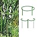 2-Pack Half Round Garden Plant Support Ring Hoop, 7.9