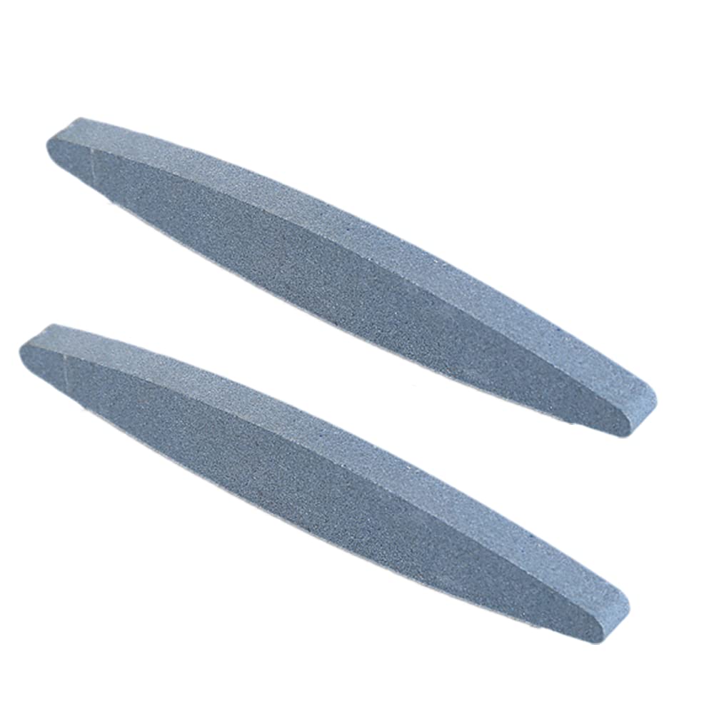 2 Pack Sharpening Stone 150 Grit Oval Whetstone for Sharpening Knives Knife Sharpener Stone Garden Stone Tool for Outdoor Camping Garden Kitchen