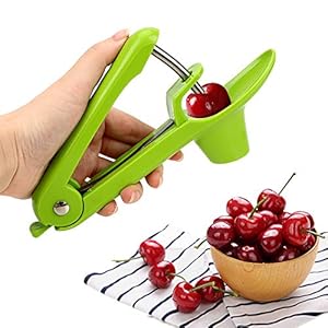MEETOZ-Cherry-Pitter-RemoverCherry-Fruit-Kitchen-Olive-Core-Remove-Pit-Tool-Seed-Gadget-Stoner-Corer-Pitter-RemoverPortable-Cherry-Pitter-Tool-Kitchen-aid-with-Space-Saving-Lock-Design-Green MEETOZ Cherry Pitter Remover,Cherry Fruit Kitchen Olive Core Remove Pit Tool Seed Gadget Stoner Corer Pitter Remover…