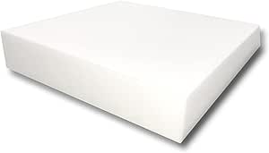 2x48x80 Foam Pad GoTo Foam Upholstery Cushion - 2 Height X 48 Width X 80 Length, 44ILD Firm, Made In USA, 1.8 Density Replacement Cushion For Furniture