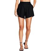 Vitamin A Women's The Getaway Shorts | The Getaway Short delivers effortless style with a breezy linen feel and relaxed fit