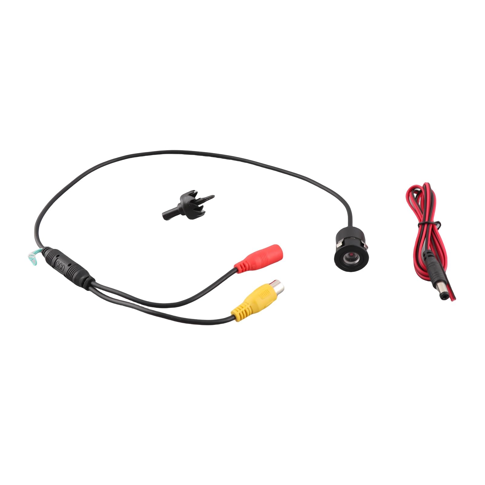 Mini HD Night Vision Surveillance CCTV IP66 Waterproof Camer,HD 170° Wide Angle Wired Shockproof CCTV CCD Camera with IR Night Vision for Car,parking reverse backup camera,Motion Detection