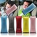 Valuetom Seatbelt Headrest Pillow Cover Shoulder Pad Comfy Support Car Pillow for Kids(Yellow)