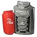 IceMule Pro Dry Pack – Water Resistant Nylon Food Storage Pouch Dry Bag, Perfect for Keeping Lunch Dry While Hiking, Camping, and Beach Going, 10 Liter, Red