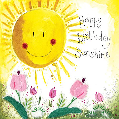 ALEX CLARK Happy Birthday Sunshine Foil Card