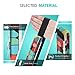 MoKo Pencil Case Holder for Apple Pencil - PU Leather Elastic Pencil Pocket Sleeve Detachable Pouch Cover for Apple Pencil, Fit iPad Pro 9.7 Inch Cases and iPad Pro 10.5 Inch Cases, Stained Glass
