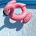 Kiddy Flamingo Float By Inflatable Pink Kiddy Swim Ring Pool Float | Ride-On Swimming Pool Toys Durable Unique Design Fast Blow Up & Fun on the Water for Adults & Kid's