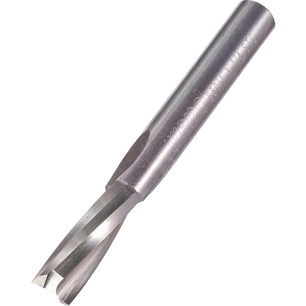 Trend Professional Acrylic Spiral Up-Cut Router Cutter, 1/4 Inch Shank, 6.3mm Cut Diameter & 19mm Cut Length, Solid Tungsten Carbide, S60/1X1/4STC