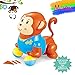 BigNoseDeer Dancing Singing Monkey Musical Toys-For Baby Toddler 5.3 inch Walking Sound Monkey baby gifts