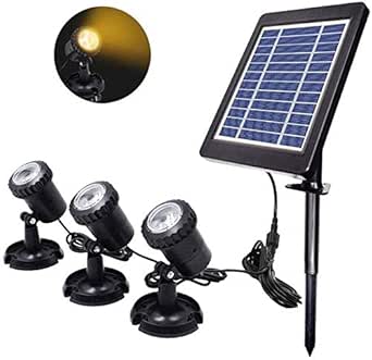 LED al aire libre Solar llevó la luz subacuática de la charca de luz