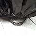 ATCG Bike Cover 190T Nylon Waterproof Bicycle Cover for Mountain Bike, Road Bike Outdoor Storage, L (Black)