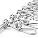 Axe Sickle 24pcs Stainless Steel Wire Clip 2.5 inch Utility Clip Pins Hanging Clip Office Fastener, Metal Wire Clip for Clothes Socks Drying.