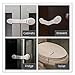 Baby Safety Locks By Minlano-Child Door Cabinets, Drawers, Toilet Seat, Fridge, Appliances, Cupboard, And Oven- Use 3m Adhesive With Adjustable Latch And Strap System -10 Packs White