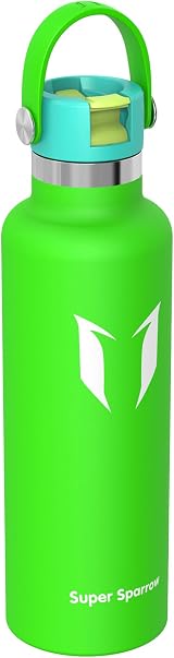 Super Sparrow Sparrow Insulated Water Bottle 750ml FlipFlow Straw Lid view 2