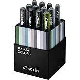Karin Brush Marker Pro Grey Colours Case