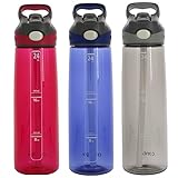 Contigo Autospout Addison Water Bottles, 24oz - Sangria, Cobalt & Smoke