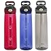 Contigo Autospout Addison Water Bottles, 24oz - Sangria, Cobalt & Smoke