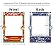 2 in 1 Christmas Photo Booth Props Frame Party Supplies - Christmas New Year Party Decorations