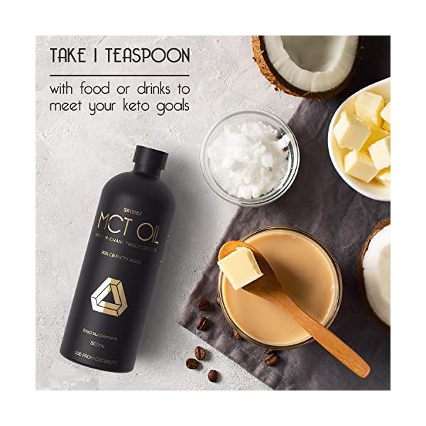 MCT-Oil-500ml--High-Potency-Pure-C8-Premium-Keto-Diet-Supplement-Made-from-100-Sustainably-Sourced-Coconuts-Boosts-Ketones-Suitable-for-Bulletproof-Coffee-Ketogenic-Vegan-Low-Carb-Diet MCT Oil 500ml – High Potency Pure C8 - Premium Keto Diet Supplement - Made from 100% Sustainably Sourced Coconuts…