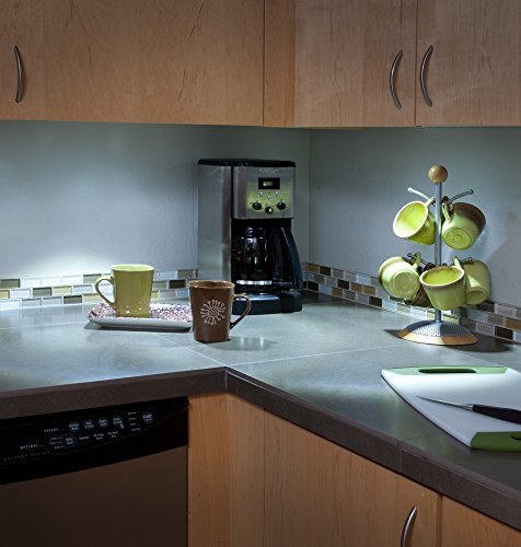 Light It! By Fulcrum 30016-308, 9 LED Wireless Mini Stick On Touch Light, 4 Inch, White, 3 Pack