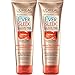 L’Oréal Paris Hair Care EverSleek Keratin Caring Shampoo, with Sunflower Oil, 2 Count (8.5 Fl; Oz each)
