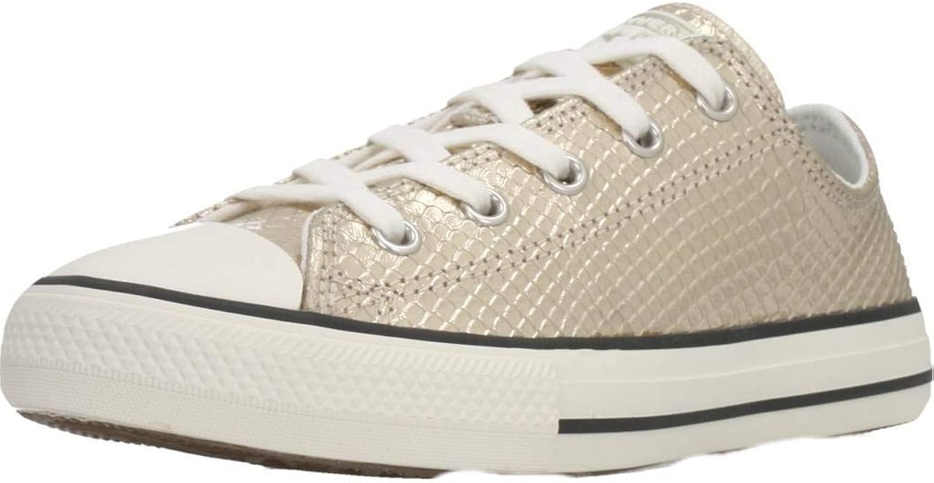 gold converse trainers