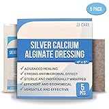 [Pack of 5] Silver Alginate Wound Dressing Pads 4