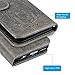 SUPWALL Compatible with iPhone 6 6S Wallet Case PU Leather Oil Wax Embossed Elephant Flip TPU Case Cover Detachable Wallet Credit Card Slots Magnetic Flap Closure Cover for iPhone6 6S