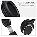 ALZN Active Noise Cancelling Bluetooth Headphones, Wireless Over-ear Stereo Earphones with Microphone and Volume Control