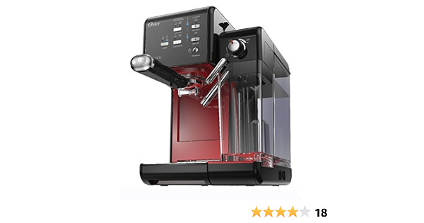 Oster Cafetera automática PrimaLatte 19 Bares BVSTEM6701B - Negro -  Inversiones Varemat