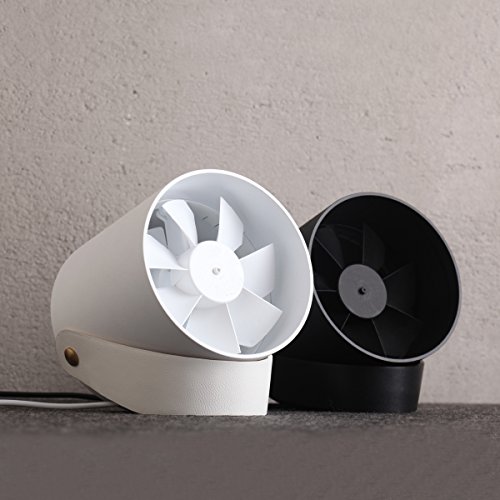 Mini USB Powered Desk Fans,UBaymax Creative Quiet Desktop Small Fan with Touch Control Table Fan White
