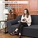 subrtex 1-Piece Jacquard high Stretch Couch slipcover, Furniture Protector for Settee Spandex Washable 3 Seater Cushion Cover Coat (Sofa, Gray)