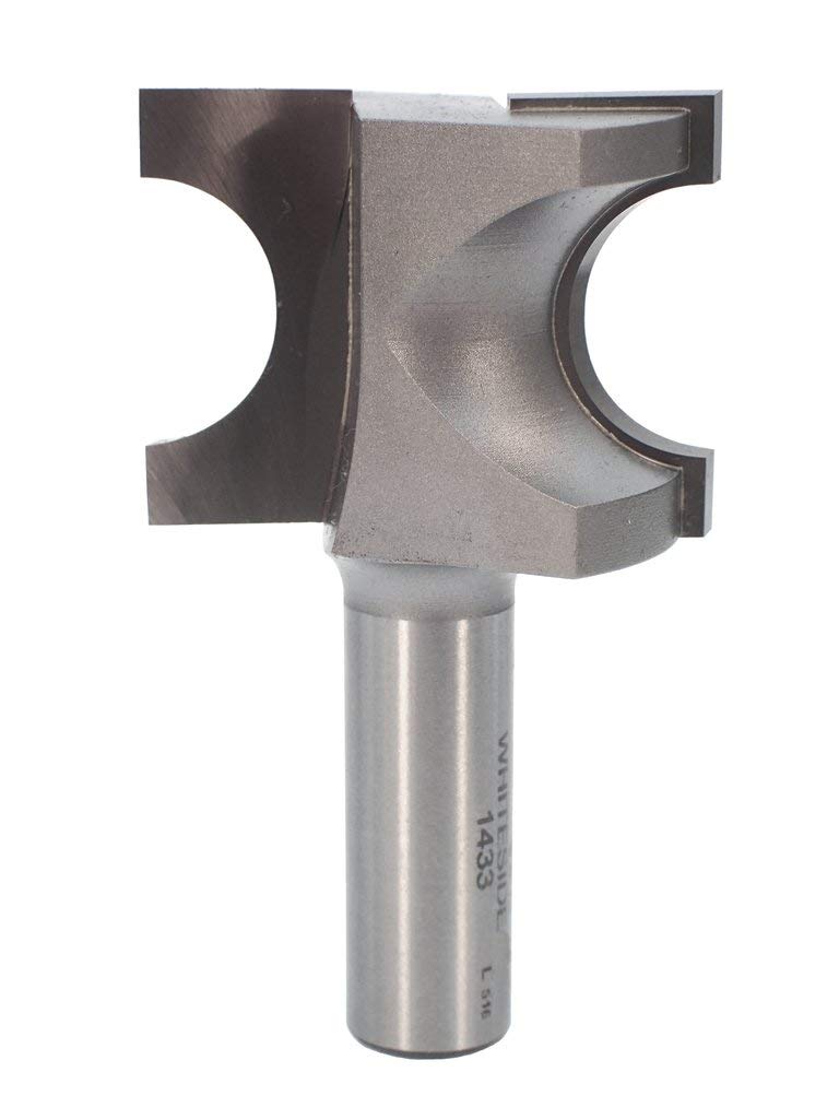 Whiteside Router Bits 1433 Half Round Bit with 3/8-Inch Radius and 1-1/4-Inch Cutting Length