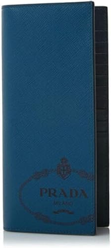 Amazon Prada 2mv6 Saffiano Print Oceano Balti プラダ サフィアーノ プリント レザー ブルー ネイビー メンズ 長財布 ギフトセット付き Prada プラダ 財布