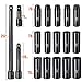 REXBETI 1/2-Inch Drive Deep Impact Socket Set, Laser-etched Markings, Metric, CR-V, 6 Point, 18-Piece Set