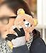 LUVI for iPhone SE/iPhone 7/iPhone 8 Furry Plush Case Fur Hair Cute 3D Teddy Bear Style Lovely Cool Protective Cover Fuzzy Fluffy Fashion Luxury Winter Warm Case for iPhone SE 2020 Brown