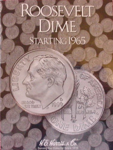 Harris Roosevelt Dime 1965- Current Coin Folder 2685