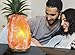 Bel Air Naturals Himalayan Salt Lamp - Hand Carved Natural Pink Hymilian Salt Rock Crystal Hymalain Salt Lamps - Premium Quality Genuine Wood Base - UL Listed Brightness (Himalayan Salt Lamp 7-9)