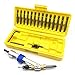 NASHINAL 20Pcs Half Time Drill Driver Multi Screwdriver Sets Updated Version 16 Different Kinds Head with Countersink Bits