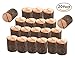 Rustic Wood Table Numbers Holder Stump Memo Clip Holder Picture Memo Note Photo Clip Holder Party Decorations Wedding Table Name Card Holder Message Clip (20PCS)