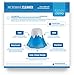KItchen Gizmo, Eruption Disruption Microwave Cleaner - Clean In Minutes With This Fun, Erupting Volcano. (Blue)