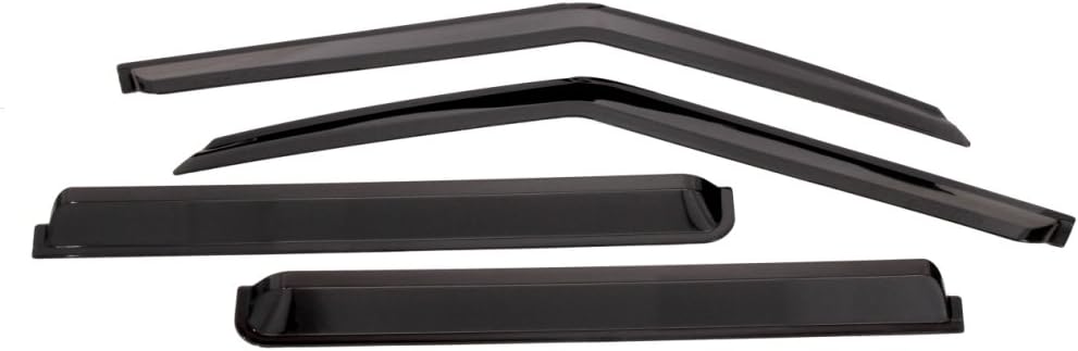 AutoPop Door Rain Visor Smoked Black for Nissan Kicks