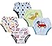 Dimore Baby Toddler 5 Pack Cotton Waterproof Training Pants (L, Boy)