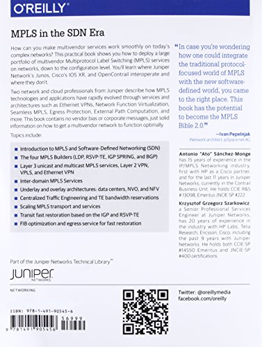 MPLS in the SDN Era: Interoperable Scenarios to Make Networks Scale to New Services - //medicalbooks.filipinodoctors.org