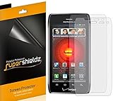 [6-Pack] Supershieldz- High Definition Clear Screen Protector For Motorola Droid 4 XT894 + Lifetime Replacements Warranty [6-PACK] - Retail Packaging