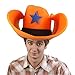 Clown Antics Super Size 50 Gallon Cowboy Hats - Orange (28