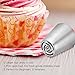 Russian Piping Tips,20 PCS Ymiko Russian Nozzles Piping Tips with 20 Disposable Piping Bags+ 2Colour Coupler Cake Decorating Set kit For Cake Cupcake Decorating